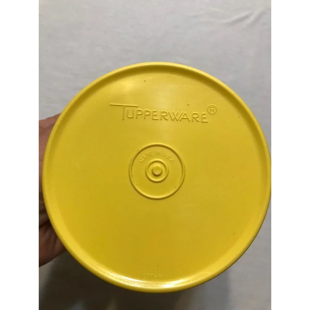 Vintage 1980’s 2 pc. Yellow Tupperware